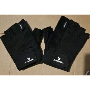 Atercel Workout Gloves Unisex Exercise Gloves Black Size L